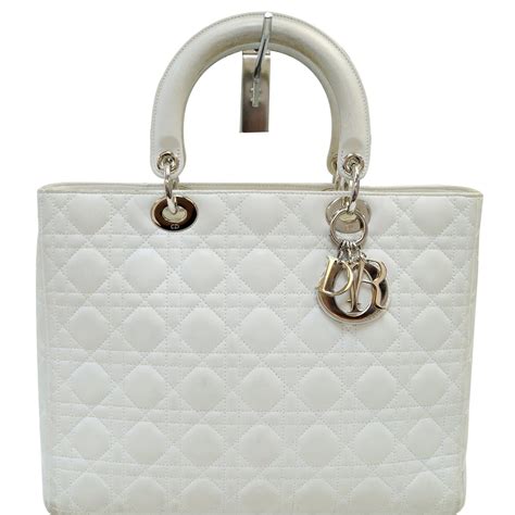 dior white purse|christian dior bag white.